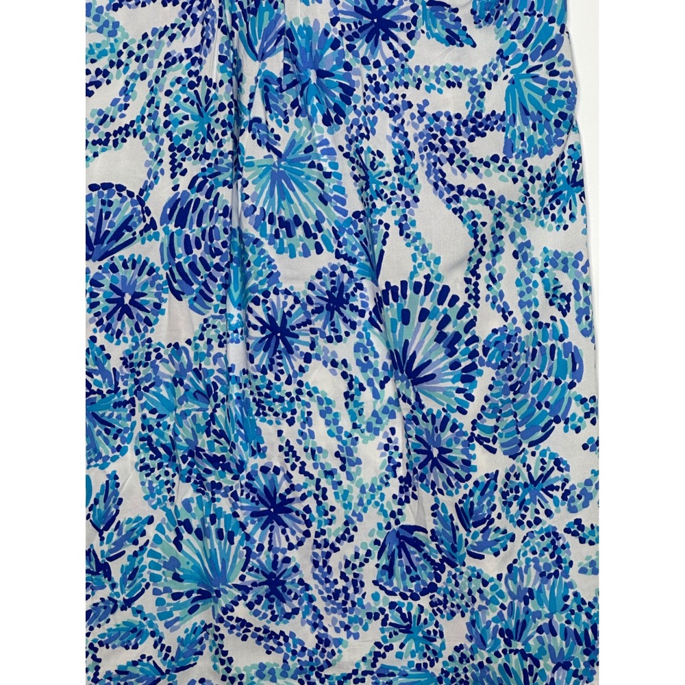 Lilly‎ Pulitzer Joan Tunic Dress Medium Shell Me you Love Me Print Floral Resort - Picture 11 of 12